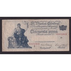 ARGENTINA COL. 435c BILLETE DE $ 50 PROGRESO BOT 1890